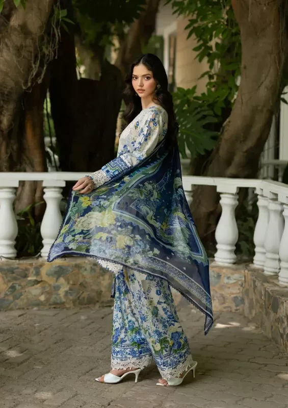 Elaf Premium Signature Unstitched Printed Lawn 2026 | SHELAI26082841