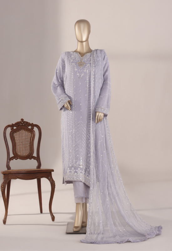 Bin Saeed Stitched Chiffon 3 Piece | PUR