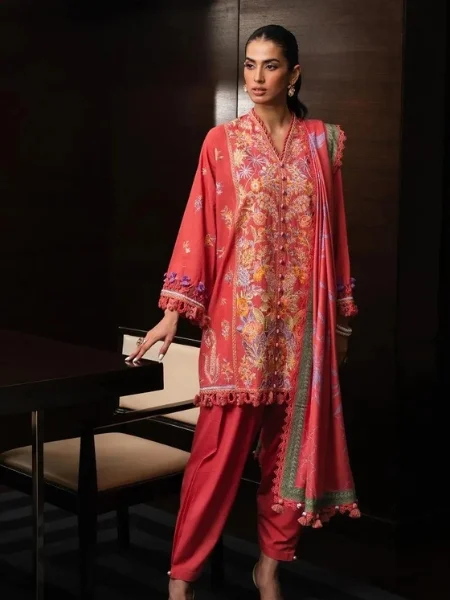 Sana Safinaz Muzlin M233-020B-CP Winter'23 Collection