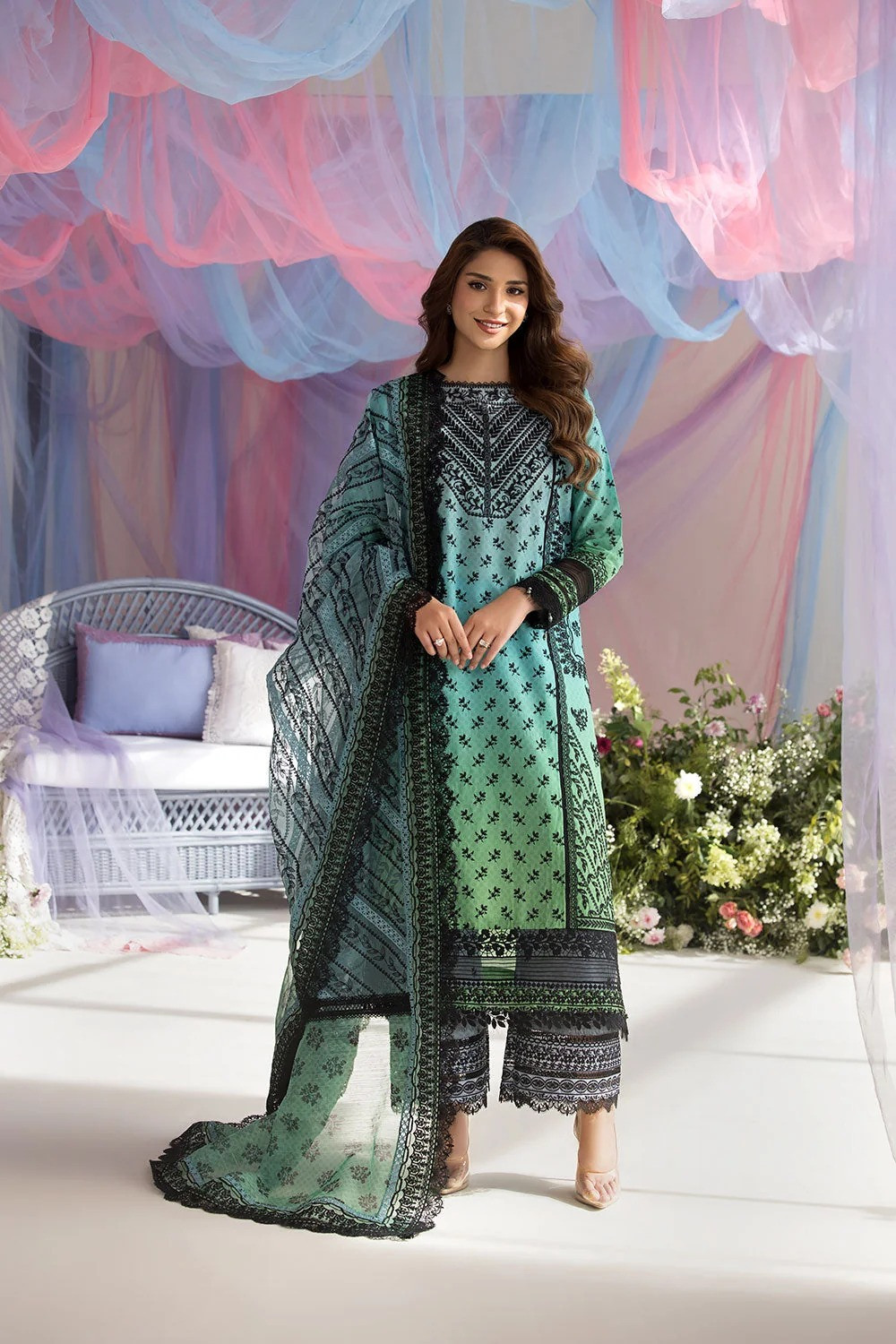 Sobia Nazir Design 12A Luxury Lawn 2025 Unstitched | SHELAI25028