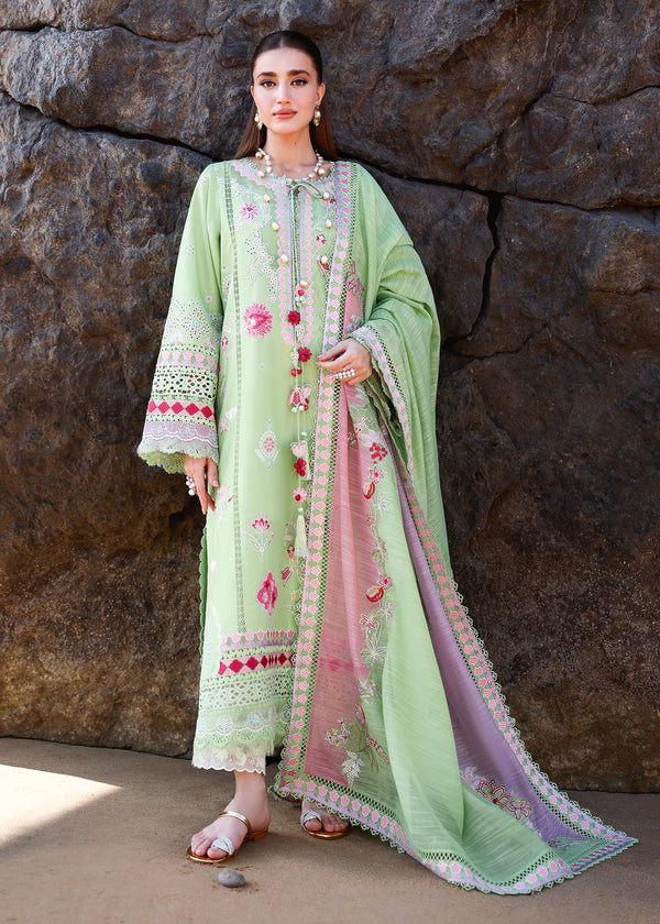 Saira Shakira - Breeze Unstitched Lawn '26 (LILAC 5-A)