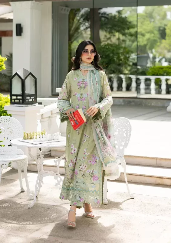 Elaf Premium Signature Unstitched Printed Lawn 2026 | SHELAI26082831