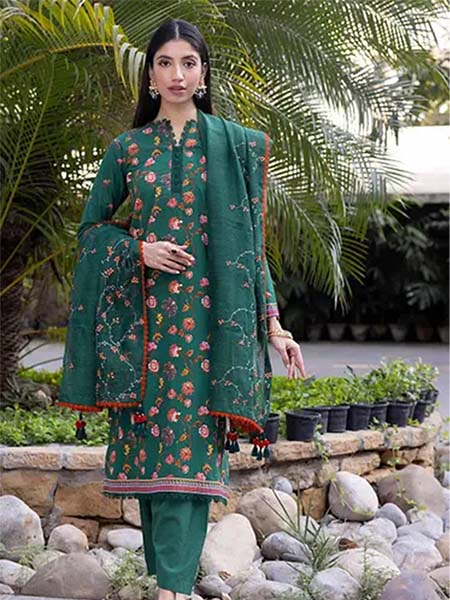 Gul-Ahmed CN-32005 Sequins Embroidered Lawn Unstitched 3pc