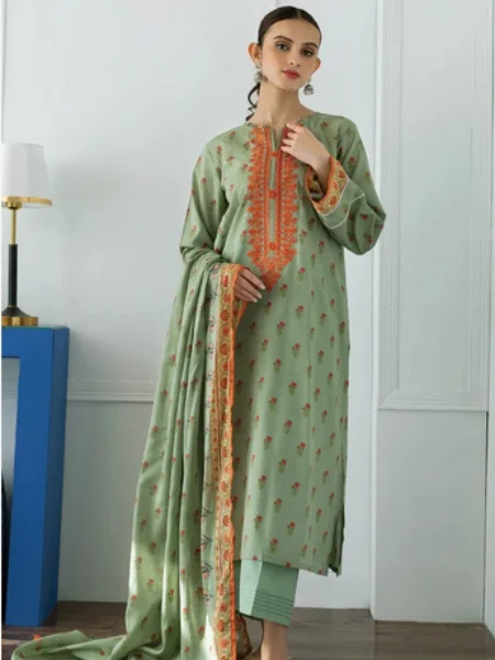 Orient OTL-23-008 Unstitched Embroidered 3 Piece with Doria Lawn dupatta