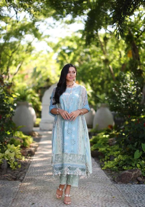 Noor By Saadia Asad - Luxury Chikankari Lawn | 2A