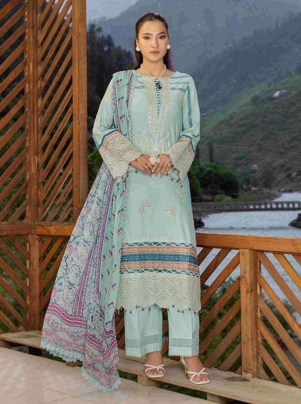 Adan's Libas Muskari Unstitched 3 piece | D-05