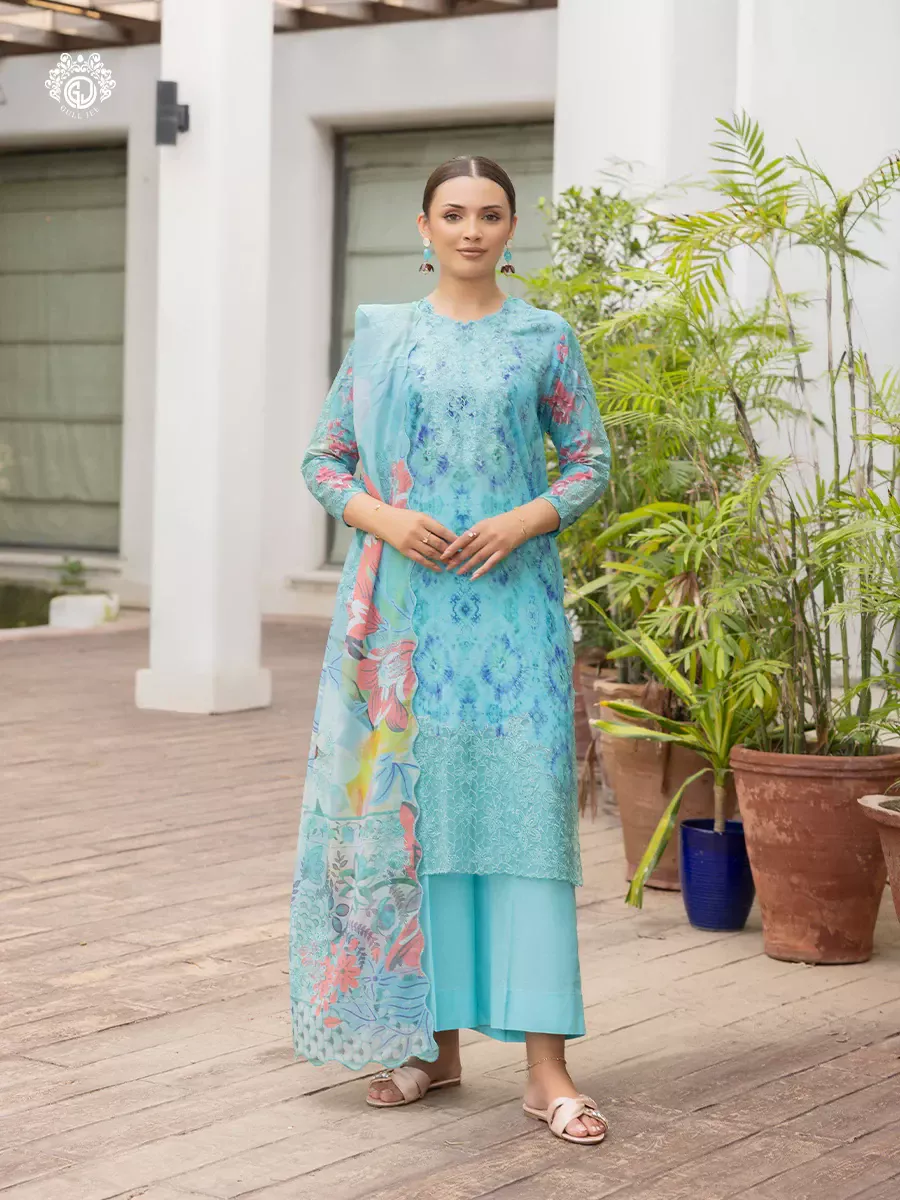 MAHAJAL | Unstitched 3piece | GMHJ2513A9
