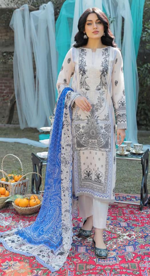 Rang e haya unstitched embroidered GRH2303 A2 3 piece at Shelai