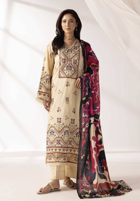 Khoobsurat Mehjabeen Unstitched 3piece | M-108