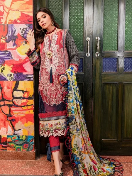 Jade Bliss Lawn Vol-III-20191-B Pakistani Digital Printed Lawn Collection