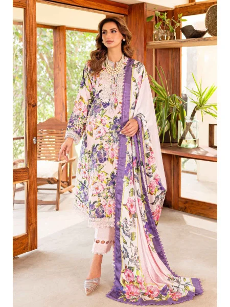 SABLE VOGUE SSC-07-24  Pink Gardenia SHIREE ''24 UNSTITCHED COLLECTION