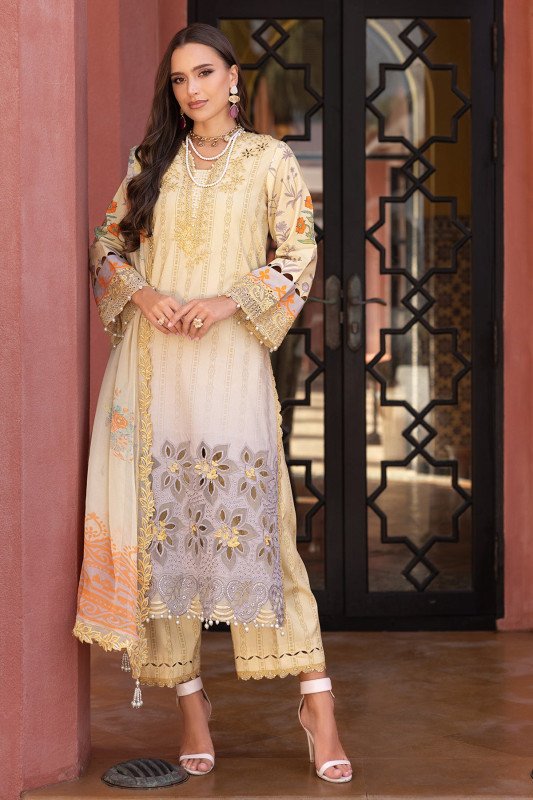 CHARIZMA Sunshine Embroidered Unstitched Collection 25 | SN5-06