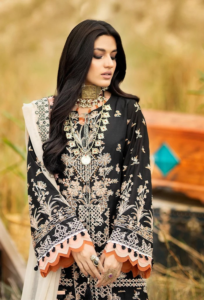 Adans Libas Lawnkari Embroidered Lawn Collection D-6006 | SHELAI27623