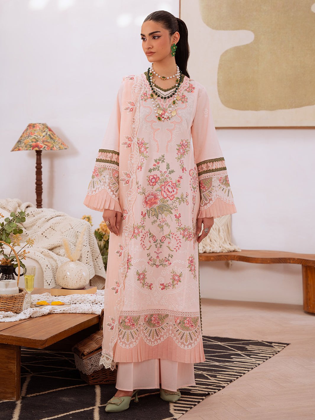 Shanaya By Mahnur Unstitched Lawn'26 | SN-10