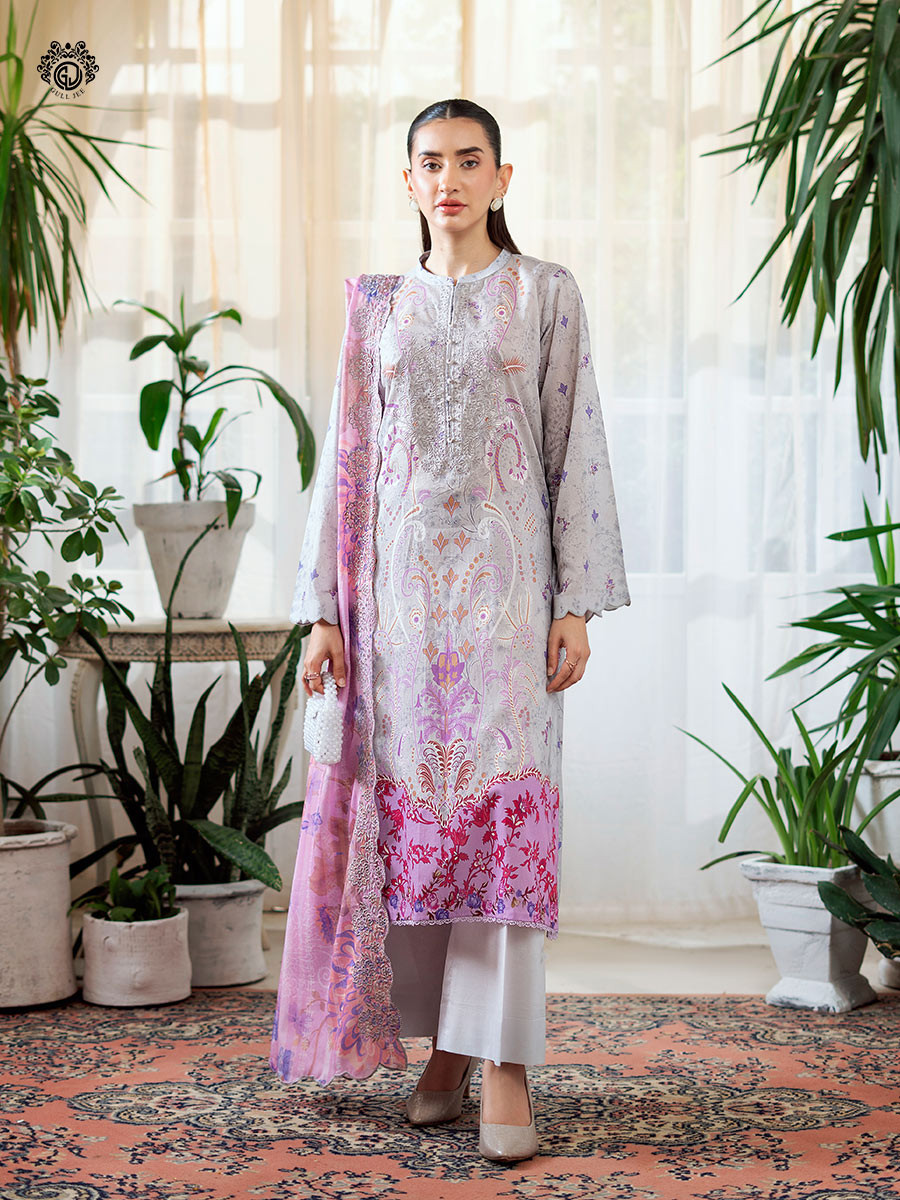 Mahajal by Gulljee Unstitched Lawn Collection 25 | GMHJ2510A1