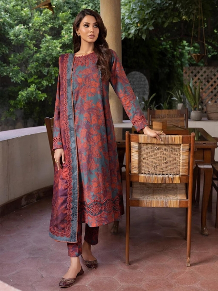 Jahanara IJK-10 MAHNAZ By Iznik Unstitched Winter print '23