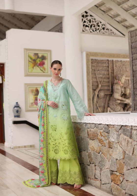 Noor By Saadia Asad - Luxury Chikankari Lawn | 5A