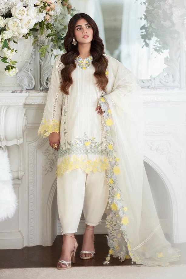 Sana safinaz muzlin spring vol-1 13A three-piece at Shelai