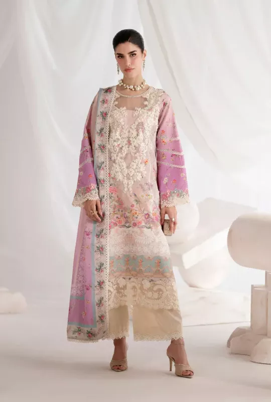 Garden Whisper | Unstitched 3pcs | CEYLA