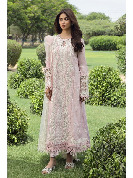 QALAMKAR PS-09 FARVA FESTIVE LAWN ''24 UNSTITCHED COLLECTION