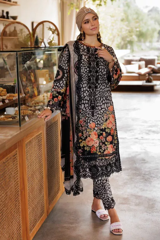 Charizma Naranji 3-PC Unstitched Embroidered Lawn | CN5-10