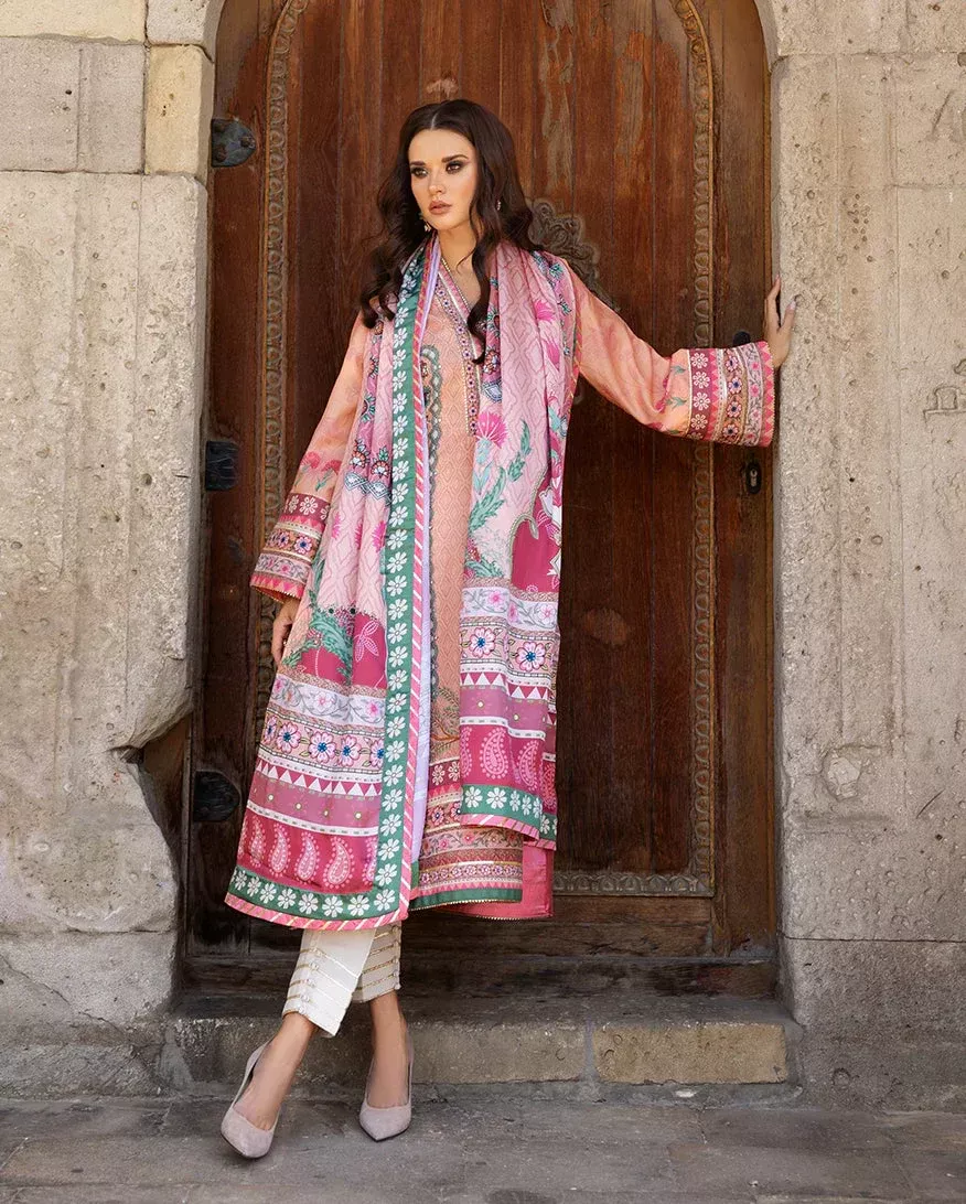 Mushq Hemline Nirvana Printed Silk | SHELAI43129