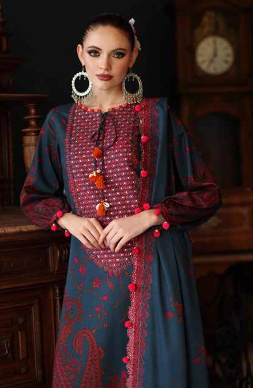 Charizma Range | Unstitched Printed Lawn collection 2026 | SHELAI26082807