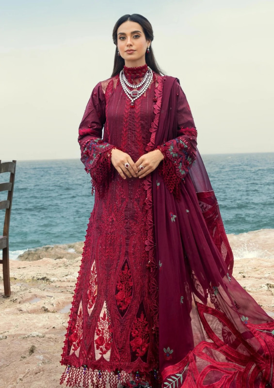 Alzohaib Mahiymaan Luxury Lawn 2026 | D-05