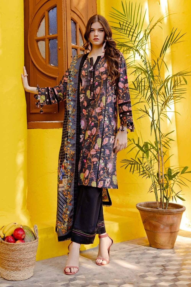 Gul Ahmed Khaab Luxury Unstitched | SHELAI13458