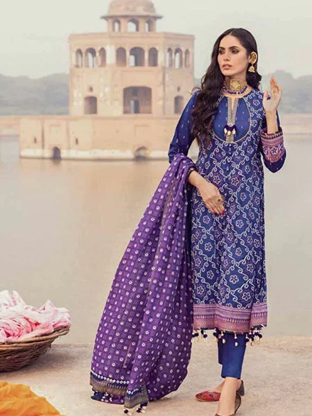 Gul Ahmed cl22044a three piece printed lawn chunri collection