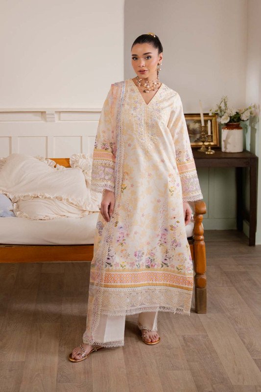 Neeshay Summer Lines Unstitched Lawn Exclusive Collection | HONEY PEARL