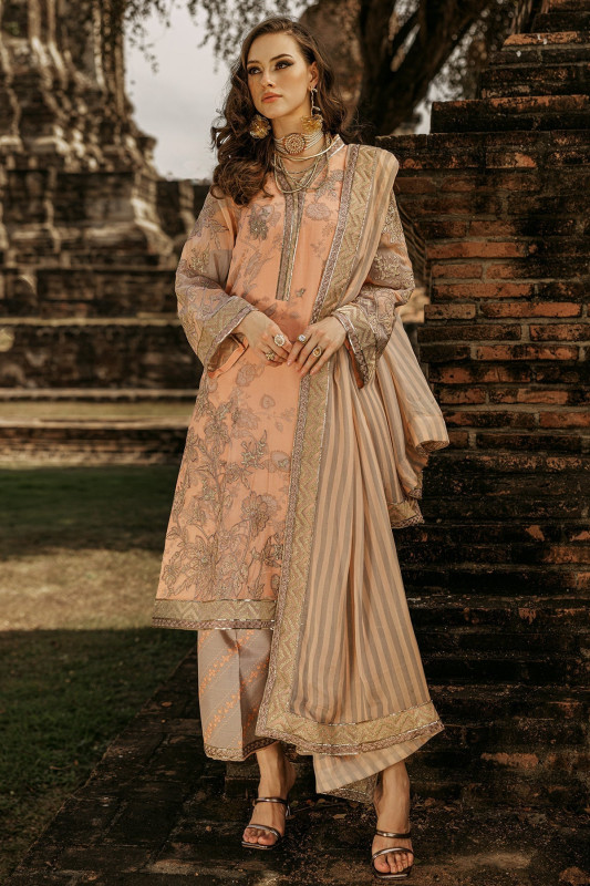 Charizma Vasal Luxury Chiffon Unstitched Collection 25 | VSL25-05