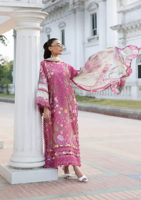 Elaf Premium Signature Unstitched Printed Lawn 2026 | SHELAI26082838