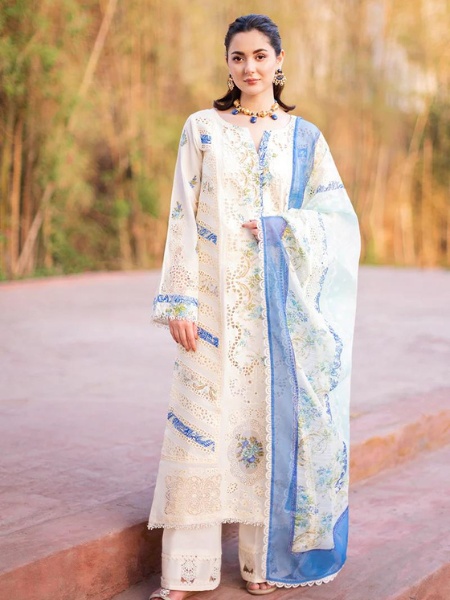 Manara Eva ML-08 Luxury Lawn '23 Dress Collection in Bangladesh
