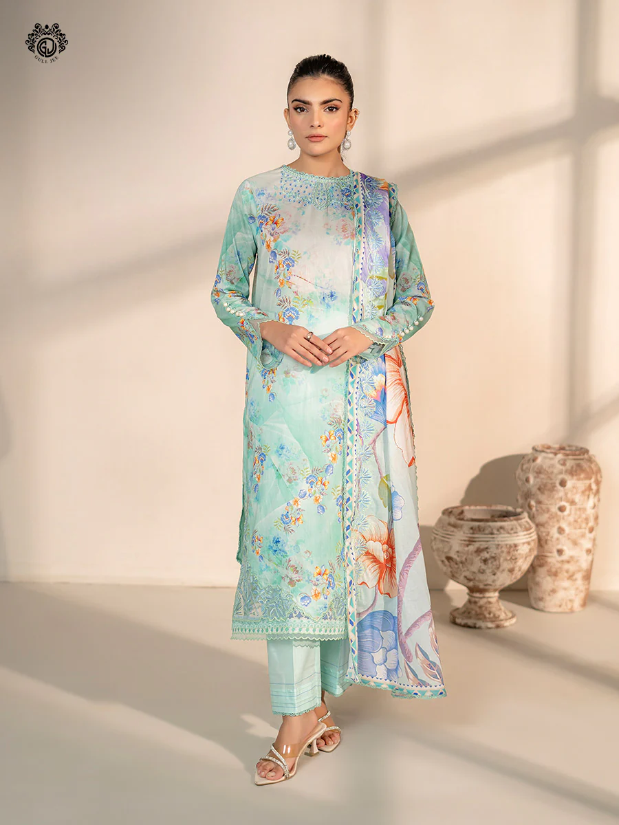 PRETTY PETALS by GullJee–Unstitched 3 Piece Collection – GPP2501A7