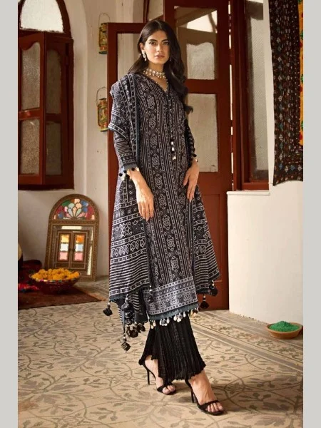 GULAHMED CL-42009 B CHUNRI 3PCS UNSTITCHED COLLECTION