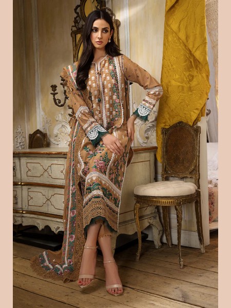 SOBIA NAZIR 23-3b LUXURY LAWN UNSTITCHED 3PCS