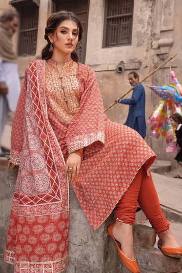 Gul Ahmed unstitched printed lawn CL-32447A 3PC at Shelai