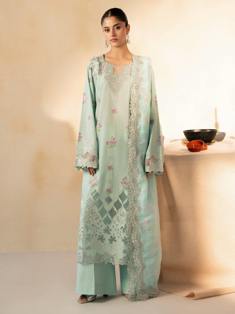 Rajbari Jahan Premium Festive Lawn Unstitched Lawn Exclusive Collection | AALYA