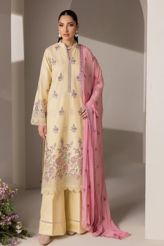 Rajbari Exclusive Collection | Embroidered Chiffon Dopatta 09