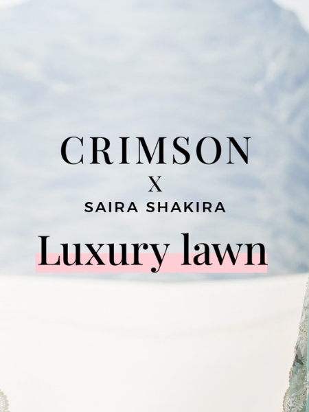 Crimson Luxury Lawn by SAIRA SHAKIRA