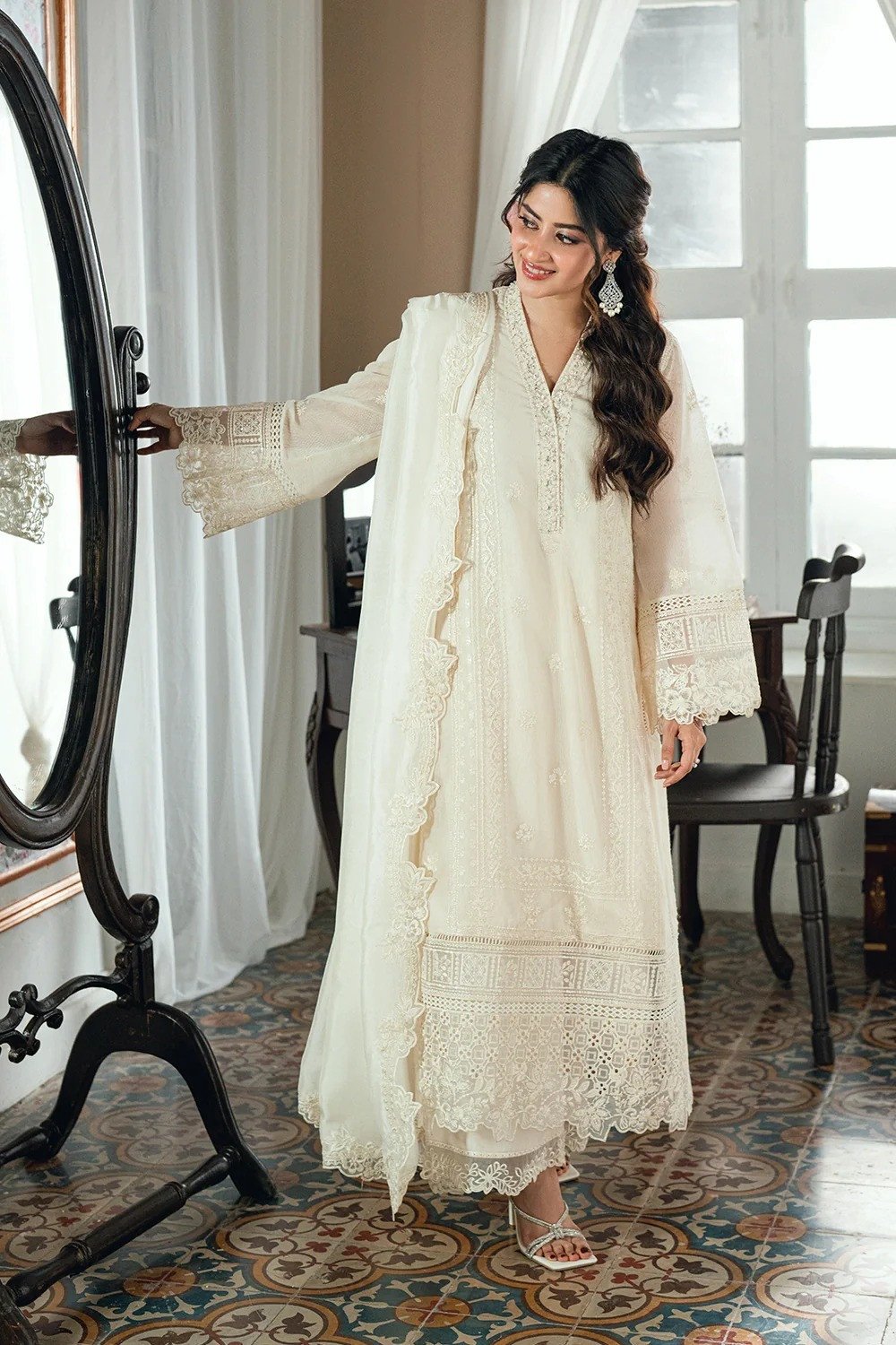 Azure Eid Ensembles | IVORY PETAL