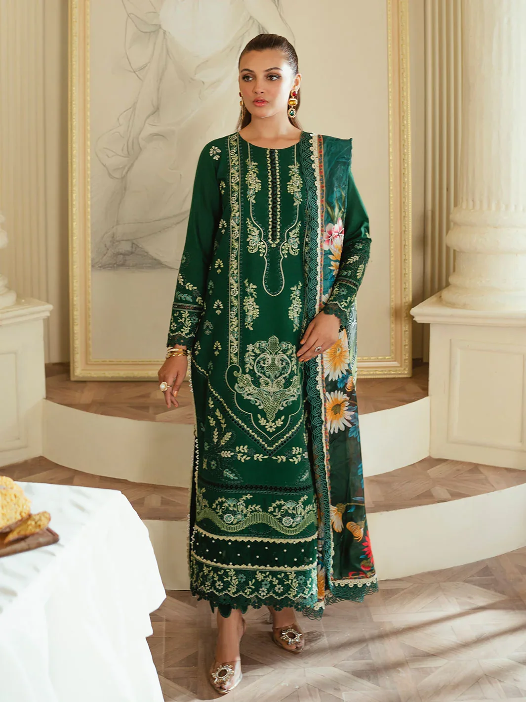 KANWAL | 3PC Unstitched | Celine By Faiza Faisal