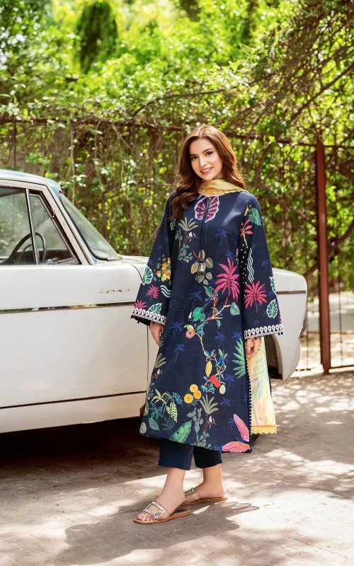 Yakin By Asifa Unstitched Collection 25 | Twilight in Bloom YKL25-06