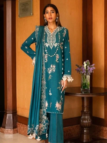 Sana Safinaz Muzlin M233-023A-CP Winter'23 Collection