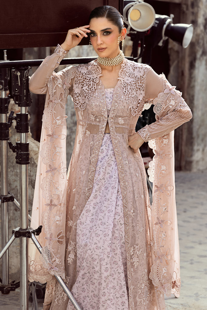 Qalamkar Festive Embroidered Chiffons Unstitched Collection 25 | WC-01 AISLA