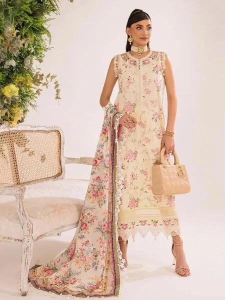 Faiza Faisal Summer Sunrise Unstitched French Garden volume 2