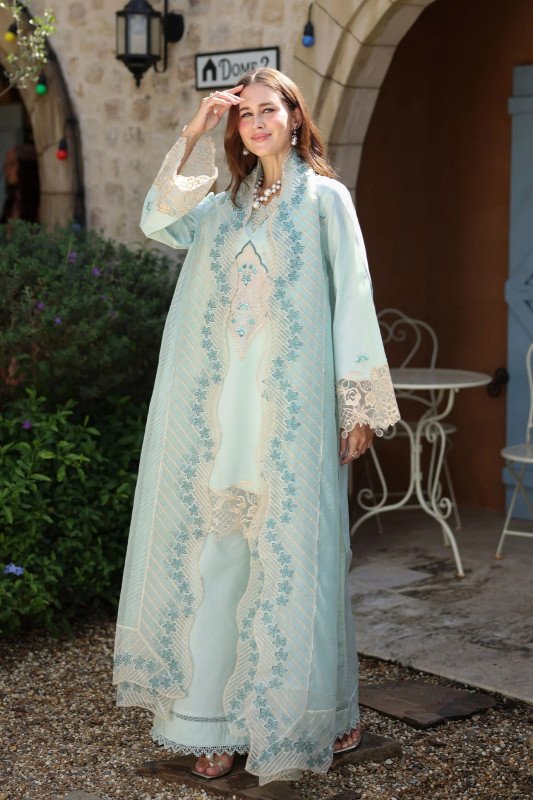 Raaya Luxury Embroidered Lawn | Freya | SHELAI26082843