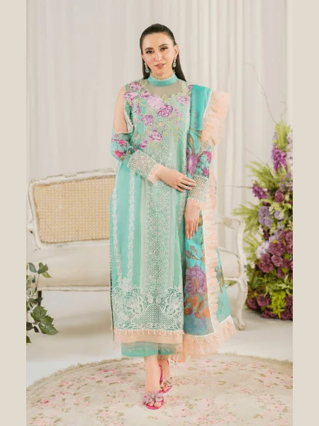 ASIFA & NABEEL PRETTY IN PINK WATER LILY (PP-3) UNSTITCHED COLLECTION ''24