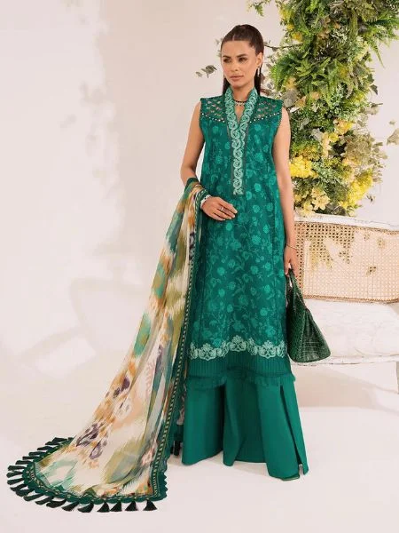 Faiza Faisal Emerald Dream Unstitched French Garden volume 2